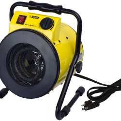 KING PSH1215T Portable Shop Heater with Thermostat, Yellow