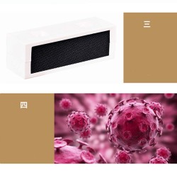 ZLC Static Non-consumable Household Desktop car Loaded with PM2.5 Formaldehyde smog air Purifier (Color : Gold)