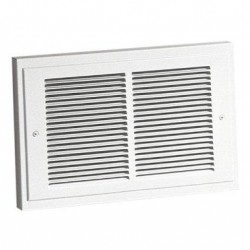 Broan-NuTone 120 Wall Heater with Downflow Louvers, Supplemental Heater for Bathroom and Home, White Grille, 120 VAC, 1000/500 Watt