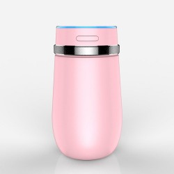 ANHPI Car Humidifier Sprayer Creative Mini USB Mute Office Air Purifier,Pink