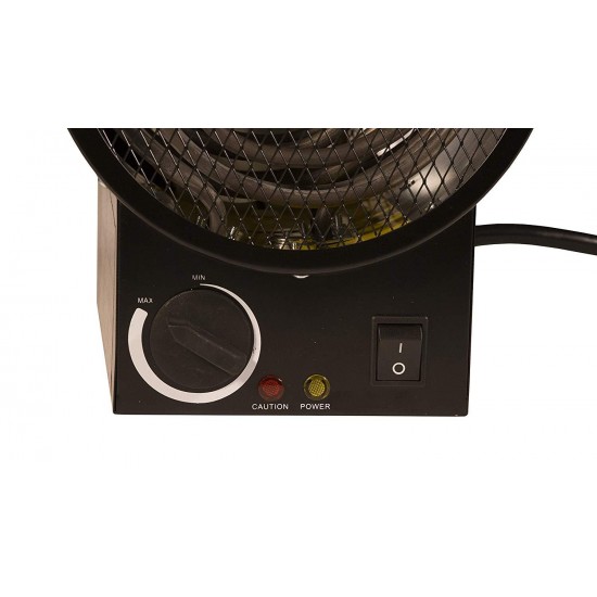 Dura Heat Electric Forced Air Heater, Length: 10.75in, Width: 8.75in, Height: 12.75in