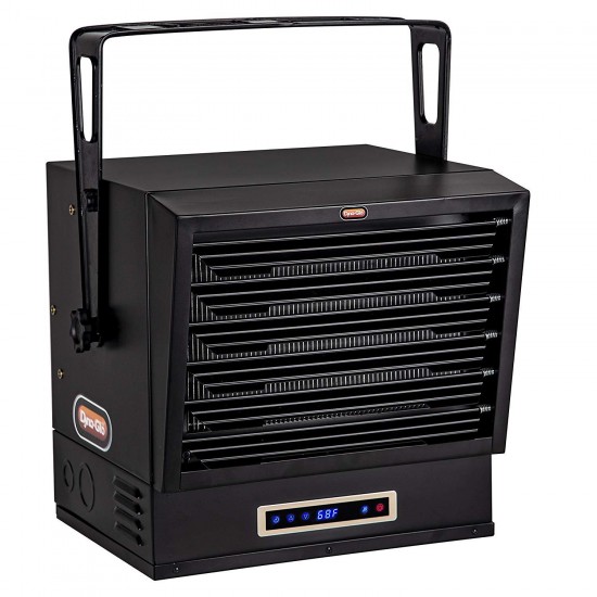 Dyna-Glo EG10000DH Dual Heat 10,000W Electric Garage Heater, Black