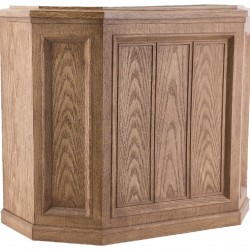 AIRCARE 696 400HB Whole House Credenza Evaporative Humidifier for 3600 sq. ft, Light Oak