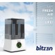 Bitzen Cool Mist Humidifier  Essential Oils Diffuser  Superior Ultrasonic Humidifier  Best for Large Bedroom, Office, Gym, Home, Baby - Whisper-Quiet Operation, Auto Shut-Off, 4.5 L