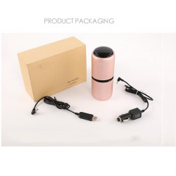 Car/Office Air Purifier To Removal Smoke/Dust/Pm2.5/houseion Mute Car Supplies Anion Oxygen Bar,Gold