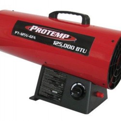 Pro-Temp Propane Heater, Red/Black