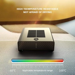 EEEXY Car Air Purifier Freshener Portable USB Cleaner Auto Fresh Air Anion Ionic Purifier Oxygen Bar Ozone Ionizer, Black