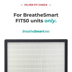 Alen Replacement Air Filter for BreatheSmart Fit50, True HEPA Basic Filter for Allergies, Pollen, Dust, Dander and Fur