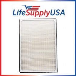LifeSupplyUSA 8 Pack Aftermarket Replacement HEPA Filters (2 Sets) Compatible with IQAir Perfect 16 ID-2225 Whole House Air Purifier 3 Ton Model, Part # 202 11 30 02, Size 3