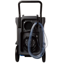 BlueDri BD-BD-130-BL Industrial Commercial Dehumidifier with Hose for Basements in Homes and Job Sites, Blue