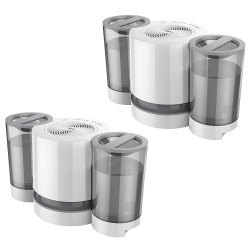 Vornado 1.5 Gallon Evaporative Room Humidifier 700 Sq Ft w/SimpleTank (2 Pack)