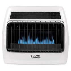 Dyna-Glo BFSS30NGT-4N 30,000 BTU Natural  Blue Flame Thermostatic Vent Free Wall Heater, White