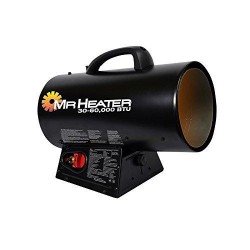 Mr. Heater MH60QFAV 60,000 BTU Portable Propane Forced Air Heater (Renewed)