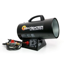 Mr. Heater MH60QFAV 60,000 BTU Portable Propane Forced Air Heater (Renewed)