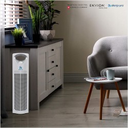 Envion Boneco- Allergy Pro 200  Easy to Clean HEPA Air Purifier Tower  Captures 99.97% of Pollen, dust, pet Dander, Mold and Smoke Down to 0.3 microns-350 Sq Ft Capacity