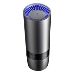 EEEXY Mini Car Air Purifier Negative Ions Air Cleaner Ionizer Air Purifying Humidifier Portable USB Car Humidifier, Black