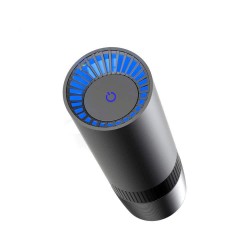 EEEXY Negative ion Air Purifier Ionizer Vehicle Freshener Portable Aroma Diffuser Mini USB Car Air Purifier Filter, Black