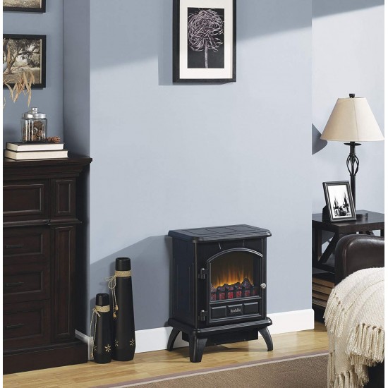 Duraflame DFS-500-0 Thomas Electric Stove with Heater, Black