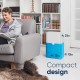 Blueair Blue Pure 211+ Air Purifier 3 Stage with Two Washable Pre-Filters, Particle, Carbon Filter, Captures Allergens, Odors, Smoke, Mold, Dust, Germs, Pets, Smokers, Large Room