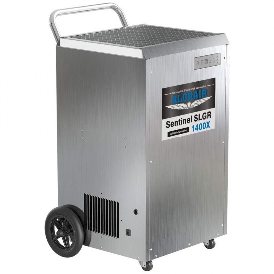 AlorAir Sentinel SLGR 1400X Commercial Dehumidifier, 285 PPD High Performance, cETL Listed, 5 Years Warranty, Industrial dehumidifier with Pump, Remote Control, SLGR Technology