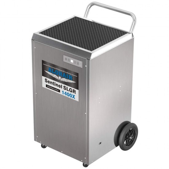 AlorAir Sentinel SLGR 1400X Commercial Dehumidifier, 285 PPD High Performance, cETL Listed, 5 Years Warranty, Industrial dehumidifier with Pump, Remote Control, SLGR Technology