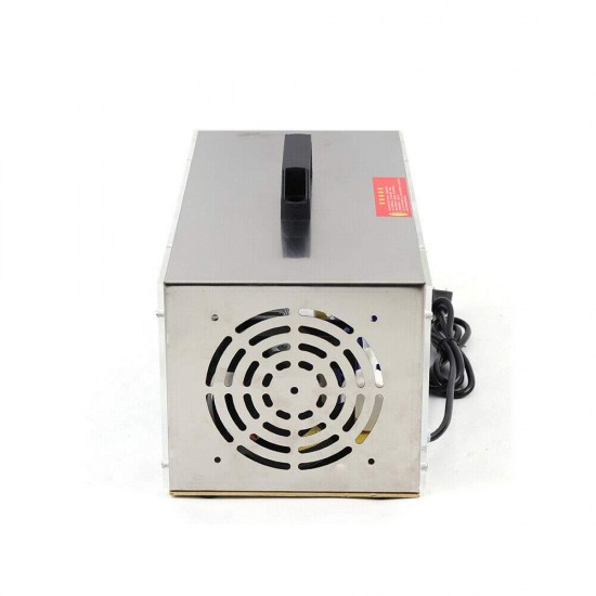 10G Ozone Generator, Usa Electromagnetic Valve Ozone Generator Air-Pump Water Treatment Disinfector Stainless Steel for Purification W/ Alternating Current Us Portable Air Purifier Chemical Factory