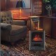 Lasko CA20100 Ultra Ceramic Fireplace Heater, Black
