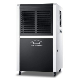 DOROSIN Dehumidifier, 130 Pint ERS860L Portable Industrial Commercial Basement Dehumidifier for Home Garage, Large Capacity Auto Defrost Auto Shut Off with Continuous Drain Hose for 1300 Sq ft Space