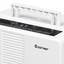 COSTWAY Portable Dehumidifier 4500 Sq. Ft w/Wheels and Drain Hose Outlet to Remove Mold, Odor and Allergens for Basements Extra Large Rooms