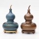 Burner incense burner Aromatherapy Stove Creative Gourd Copper Furnace Home Indoor Aromatherapy Furnace Office Lucky Feng Shui Ornaments Ornaments (size: 16 X 9 Cm, Caliber: 8.5 Cm) Home decoration cr