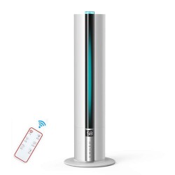Ultrasonic Humidifier Household Air Mist 7.5l, Air Humidifier with Led Screen 3 File Adjustment Intelligent Thermostat Mute with Night Light Mode