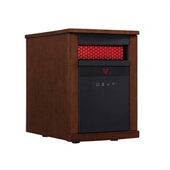 Duraflame 5,200-BTU Infrared Quartz Cabinet Electric Space Heater with Thermostat