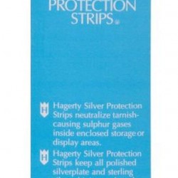 Hagerty 70000 Set of 8 2-by-7-Inch Silver Protection Strips for Silver Storage, Blue (Pack 5)