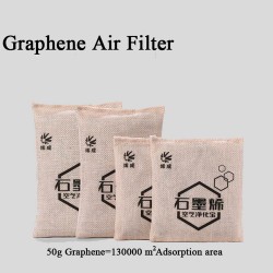 Graphene Air Purifying Bag(300gX1),the most powerful Air Purifier,professional filter won Noble Prize,open and use,luxury choice,for Home, Shoes, Car,best choice for newly renovated house