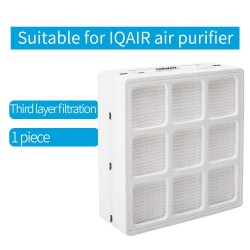Replacement HEPA Filter, Compatible with IQair Healthpro, Healthpro Plus air purifiers, 1 Pack