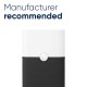 Blueair Replacement Filter Particle and Carbon Fits Blue Pure 121 Air Purifier, White