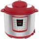 Instant Pot Lux 6-in-1 Electric Pressure Cooker, Slow Cooker, Rice Cooker, Steamer, Saute, and Warmer|6 Quart|Red|12 One-Touch Programs