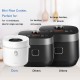 Mishcdea Small Rice Cooker, Personal Size Cooker, Multi Food Steamer, 24 Hours Preset，Portable Rice Cooker 3 Cups (Uncooked), White