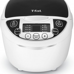 T-fal RK705851 10-In-1 Rice and Multicooker with 10 Automatic Functions and Delayed Timer, 10-Cup, White