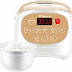 Tianji Electric Rice Cooker FD30D with Ceramic Inner Pot, 6-cup(uncooked) Makes Rice, Porridge, Soup,Brown Rice, Claypot rice, Multi-grain rice,3L