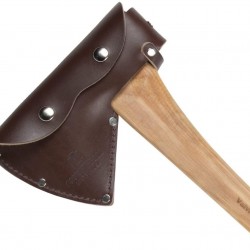Council Tool 2.0 Lb Hudson Bay Camp Axe, 19 Inch Curved Handle with Leather Sheath