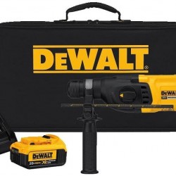 DEWALT 20V MAX XR Rotary Hammer Drill Kit, D-Handle, 1-Inch (DCH133M2)