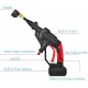 ARONG Useful Cordless Pressure Cleaner, Multifunctional Cordless High-Pressure Cleaner, Sprayer, Water Hose Nozzle Pump (with Battery) Industrial Power Tools (Color : Black)