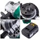 zhangchao Household Tools, 18V Lithium Battery Brushless Angle Grinder, Rechargeable Handheld Polisher Grinder, Suitable for Metal Cutting/Polishing