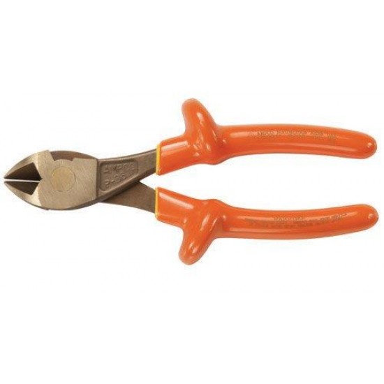 Ampco Safety Tools IP-36 Insulated Plier with Diagonal Cutting, Non-Sparking, Non-Magnetic, Corrosion Resistant