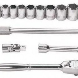 Williams WSS-18HF 18-Piece 1/2-Inch Drive Socket and Drive Tool Set