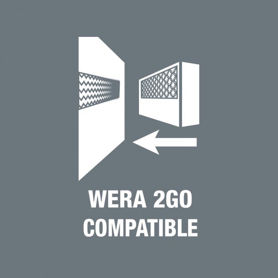 Wera 05004970001 8100 SB VDE 1 Zyklop Ratchet Set, Insulated, 3/8