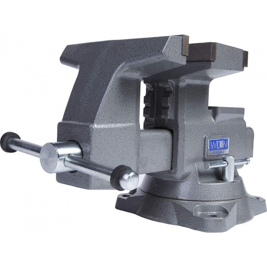 4800R, Reversible Bench Vise, 8” Jaw Width, 9-1/4