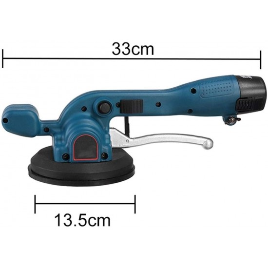 ARONG Useful Tile Machine, Automatic Leveling Tile Machine Vibrator Rechargeable Tile Floor Plaster Laying Machine Multi-Function Tool Industrial Power Tools (Color : Blue)