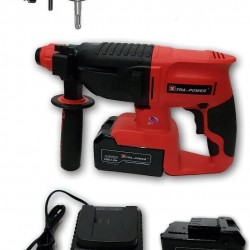 Tools Centre Xtra Power 20mm Cordless Hammer Drill Machine With Additional Accessories Chuck & Adapter.